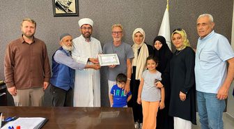 Alman vatandaşı Kayseri'de Müslüman oldu