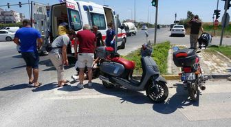 Manavgat'ta Motosiklet Kazası: Sürücü Yaralandı