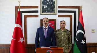 Fidan Libya'da TSK Görev Grup Komutanlığını Ziyaret Etti