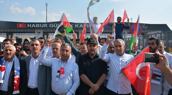 Şırnak'tan Filistin Konvoyuna Destek