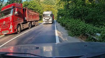 Karabük'te Hatalı Sollama Kamerada