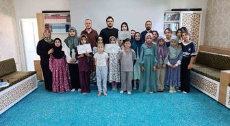 Emirdağ'da Yaz Kur'an Kursu Öğrencilerine Hava Hokeyi Turnuvası