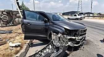 Kahramanmaraş'ta Trafik Kazası: 3 Yaralı
