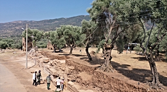 Nysa'da 1600 Yıllık Roma Hamamı Gün Yüzüne Çıkarılıyor