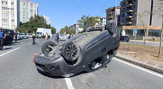 Çerkezköy'de üç araçlı kaza: 3 yaralı