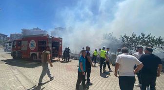 Çorlu'da Ot Yangını Tır ve İki Araca Sıçradı