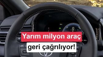 Toyota'dan 508 Bin Araçlık Dev Geri Çağırma