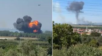 Yalova'da F-16 eğitim uçağı düştü