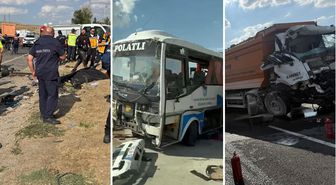 Ankara'da korkunç kaza: Ölü ve yaralılar var