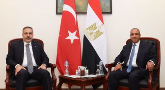 Fidan ve Mısırlı mevkidaşı El Alameyn'de görüştü
