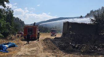 Göynük'te Otluk Yangını Eve Sıçradı: Ev Kullanılamaz Hale Geldi