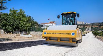 Bursa'da Mezarlık Yolları Yenileniyor