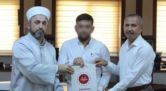 Tavşanlı'da cezaevinde ihtida merasimi