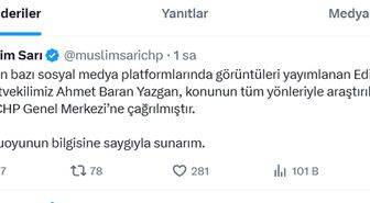 CHP'li Vekil Yazgan Genel Merkeze Çağrıldı