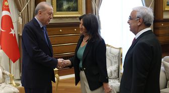 Cumhurbaşkanı Erdoğan, DEM Parti heyetiyle görüşüyor! Demirtaş dahil masada 5 konu var