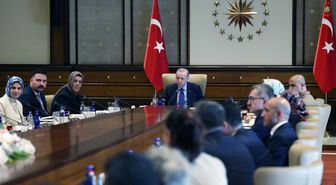 Erdoğan, Şehit Aileleri ve Gazileri Kabul Etti