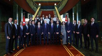 Erdoğan, Süper Lig takımlarını kabul etti