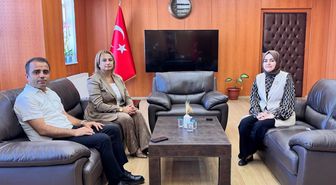 Edirne Tarım Müdürü Meriç Kaymakamını Ziyaret Etti