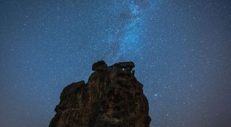 Eskişehir'de Perseid Meteor Yağmuru Doğanlı Kale'de Görüntülendi