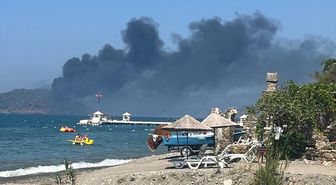 Fethiye'de Tur Teknesinde Yangın: 107 Kişi Tahliye Edildi