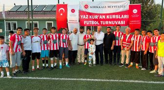 Kırıkkale'de Kur'an Kursları Futbol Turnuvası Sona Erdi