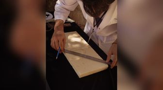 Latifiye Cami Motifleri Nahit Taşında Hayat Buldu