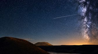 Meke Krater Gölü'nde Perseid Meteor Yağmuru Görsel Şölen Yarattı