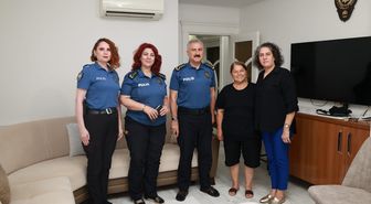 Mersin Emniyet Müdürü Şehit Ailesini Ziyaret Etti