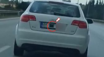 Plakasını Gizleyen Sürücüye 140 Bin TL Ceza