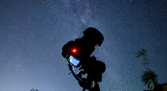 Bandırma'da Perseid Meteor Yağmuru Görsel Şölen Oluşturdu