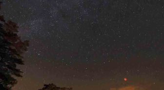 Puşulu Yaylası'nda Perseid Meteor Yağmuru Görüntülendi