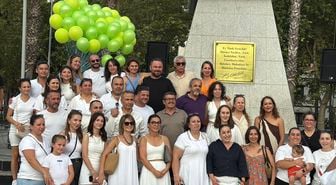 Minik Göktuğ sağlığına kavuştu, yeşil balonlar gökyüzüne bırakıldı