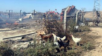 Ergene'de Anız Yangını: 4 Çiftlik Evi ve 5 Bin Saman Balyası Küle Döndü