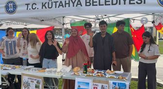 Kütahya'da Kültür Panayırı: Dört Ülkenin Lezzetleri Buluştu