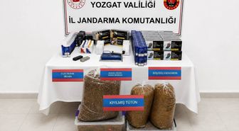 Yozgat'ta Kaçak Tütün Operasyonu