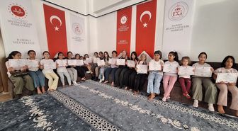 Bahşılı'da Yaz Kur'an Kursları Tamamlandı
