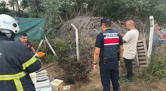 Bilecik'te Ot ve Çalılık Yangını Büyümeden Söndürüldü