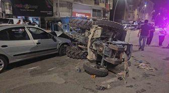 Elazığ'da Traktör-Otomobil Çarpıştı: 5 Yaralı