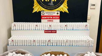 Kahramanmaraş'ta Dev Operasyon: 243 Bin Sentetik Ecza Ele Geçirildi