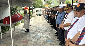 Kıbrıs Gazisi Tahir Evkaya Son Yolculuğuna Uğurlandı