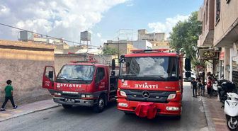 Kilis’te metruk evde yangın