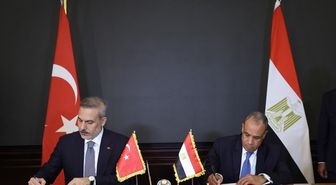 Mısır Dışişleri Bakanı Abdulati, Bakan Fidan ile ortak basın toplantısında konuştu (1):
