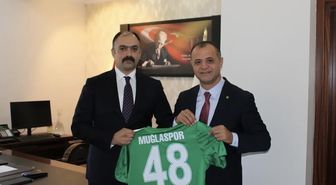 Muğlaspor'dan Başsavcı Kayaközü'ne forma ve hayırlı olsun ziyareti