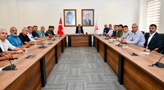 Sorgun Kaymakamı Canpolat, muhtarlarla bir araya geldi