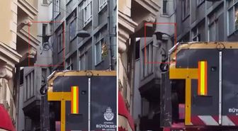 Beyoğlu'nda uyuşturucu etkisindeki şahıs intihar girişiminde bulundu