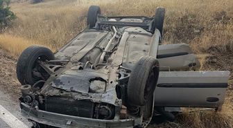 Yeşilova'da Otomobil Şarampole Devrildi: 4 Yaralı