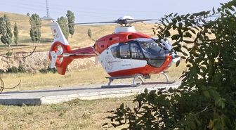 Van'dan Erzurum'a Hava Ambulansla Nakil