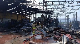 Salihli'de Oksijen Dolum Tesisinde Yangın: 2 Ölü, 2 Yaralı