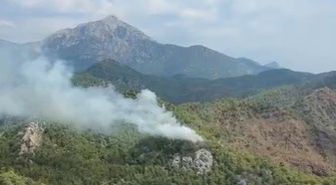 Kemer'de Orman Yangını: Havadan ve Karadan Müdahale Sürüyor