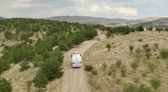 Kırşehir'de ormanlar dronla denetleniyor